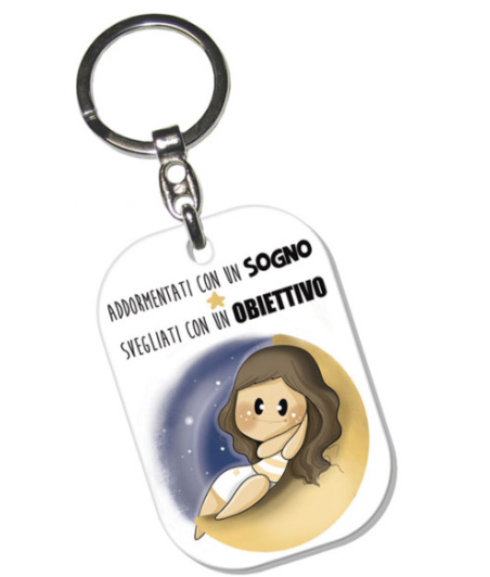 DOLCELEGNO - PORTACHIAVI 4,8X7 LE BUBINE CROMO