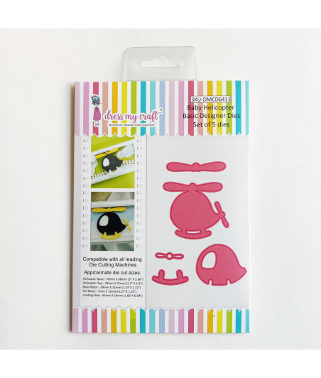 Dress My Craft - Cutting Die Basic Designer Baby Helicopter