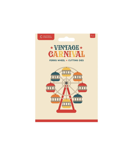 Dress My Craft - Vintage Carnival Metal Die Set Ferris Wheel