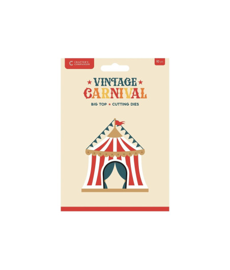 Dress My Craft - Vintage Carnival Metal Die Set Big Top