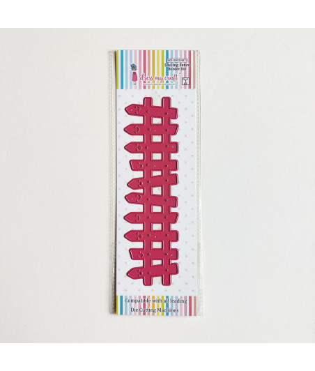 Dress My Craft - Cutting Die Border Smiling Fence