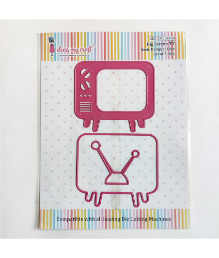 Dress My Craft - Cutting Die Basic Designer Big Screen TV