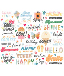 SIMPLE STORIES - Sunny Days Sentiment Bits & Pieces