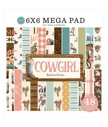 CARTA BELLA - Collection Kit 6"X6"-Cowgirl