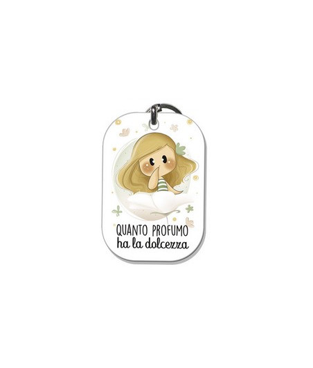 DOLCELEGNO - PORTACHIAVI 4,8X7 LE BUBINE CROMO