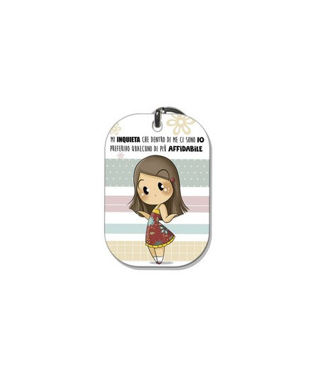 DOLCELEGNO - PORTACHIAVI 4,8X7 LE BUBINE CROMO