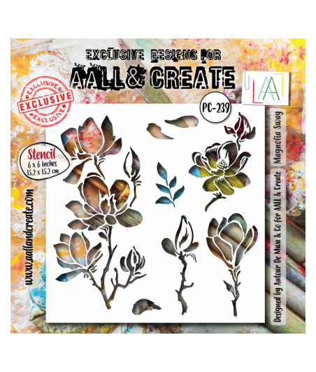 AALL & CREATE - Stencil Magnolia Sway 239