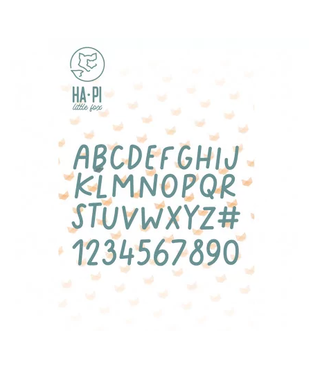 HA-PI - Alphabet HA PI Little Fox