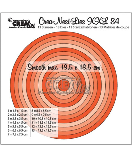 CREALIES - XXL Smooth circles half