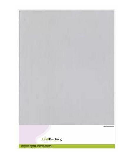 CRAFT EMOTION - Acetato trasparente A4 250 My - 5 fogli