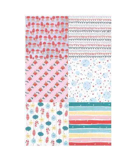 CartoLINE - Aspettando Babbo Natale by Sara Dafne12''x12'' Collezione ridotta 4x2 8 fantasie
