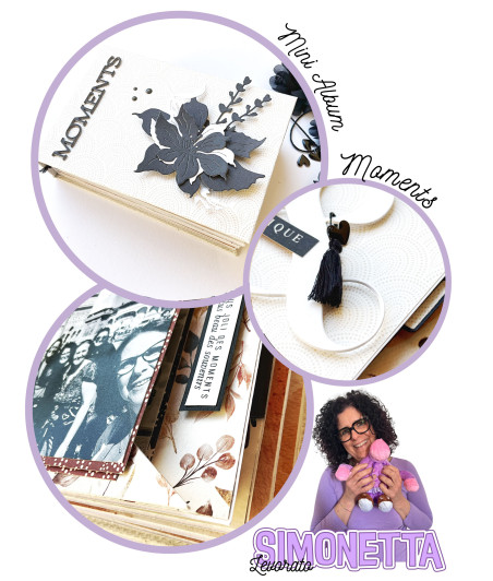 Mini album MOMENTS di Simonetta Levorato kit per meeting Nazionale ASI