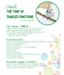 Layout THE TIME OF TANGLED EMOTIONS di Elena Lucarelli kit per meeting Nazionale ASI
