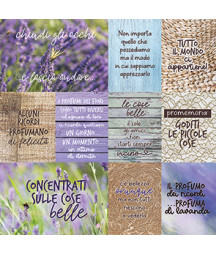 CartoLINE - Profumo di Lavanda by Valerio 12''x12''