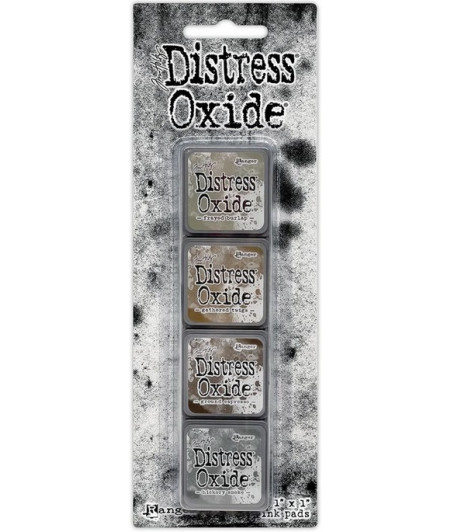 RANGER - Distress Mini Oxide Ink Pads Kit 12  - Tim Holtz