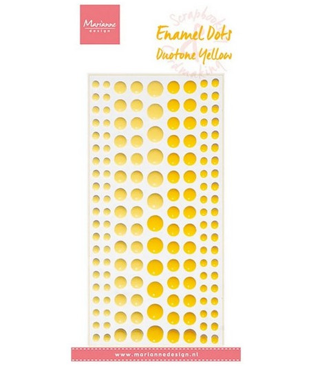 Marianne Design - Enamel Dots Duotone Yellow