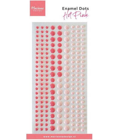 Marianne Design - Enamel Dots Duotone Hot Pink