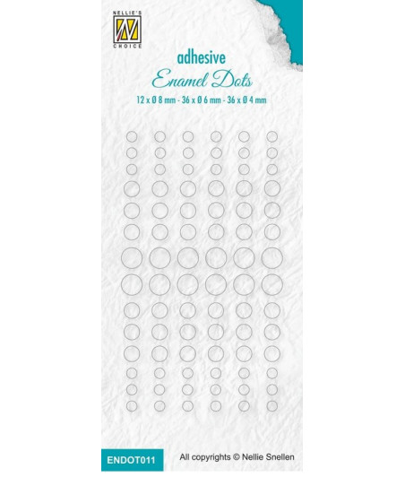 NELLIE'S CHOICE - Enamel Dots Trasparent