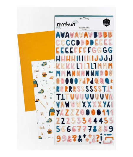 DUNAON - Abecedario Puffy Nimbus