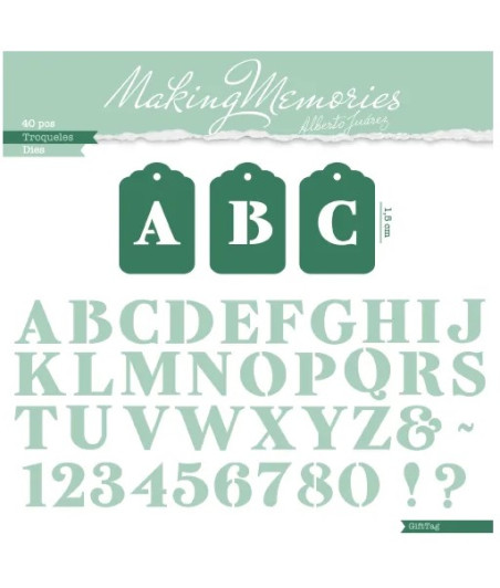 BASIC CREA - Troquel Gift Tag – Caramello salato