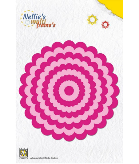 NELLIES SNELLEN - Multi Frame Dies Cerchio Ondulato 9pz