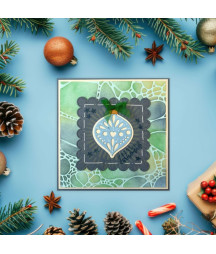 NELLIES SNELLEN -  Multi Frame Dies Quadrato con Bordo Smerlato 6pz