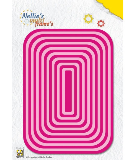 NELLIES SNELLEN - Multi Frame Dies Rettangolo 17pz