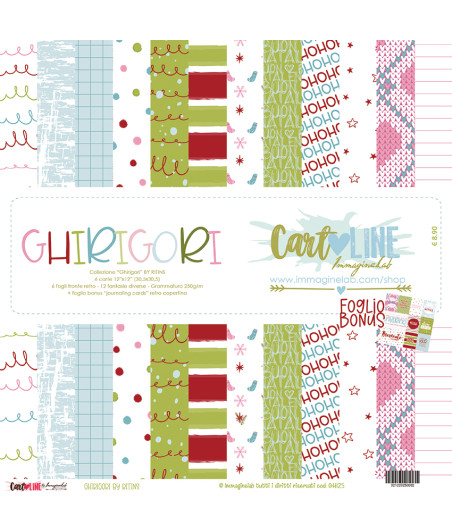 CartoLINE - Ghirigori (basico di Luccica) by Ritins 12''x12''