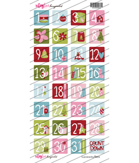 RitagLINE per CartoLINE Luccica by Ritins - G Numeri