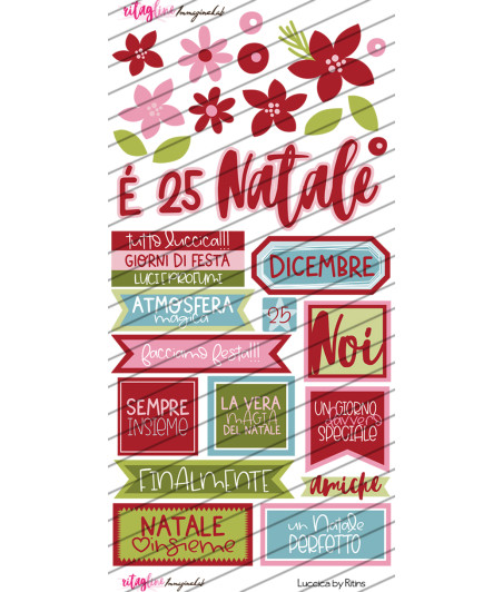 RitagLINE per CartoLINE Luccica by Ritins - C Scritte e disegni