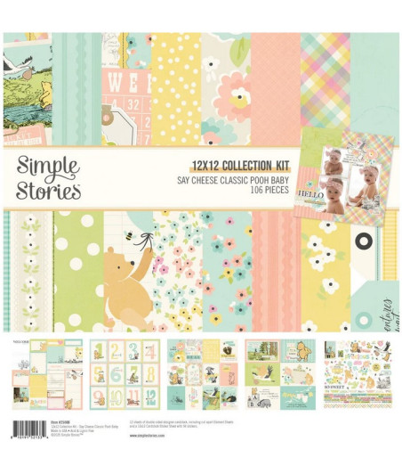 SIMPLE STORIES - Say Cheese Classic Pooh Baby Collection Kit