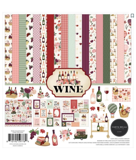 CARTA BELLA - Wine 12x12 Inch Collection Kit