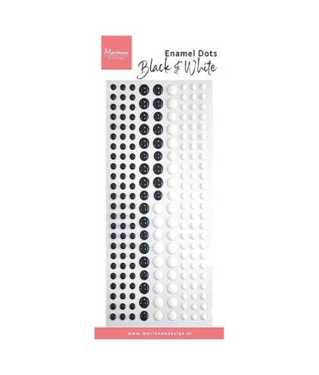 Marianne Design - Enamel Dots Duotone Black & White