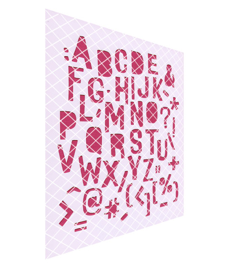 IMMAGINELAB - Stencil - Alfa - stenciline 12