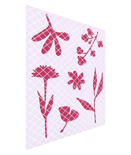 IMMAGINELAB - Stencil - silhoette botanica - stenciline 15