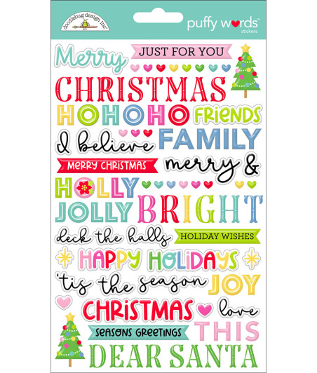 DOODLEBUG - puffy words oh what fun