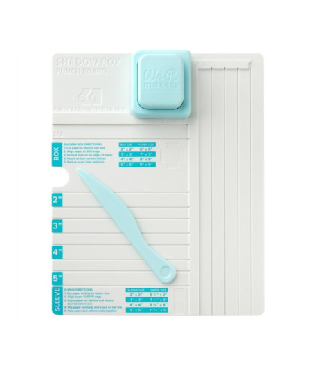 WE R MEMORY KEEPERS - We R Makers Shadow Box Punch Board