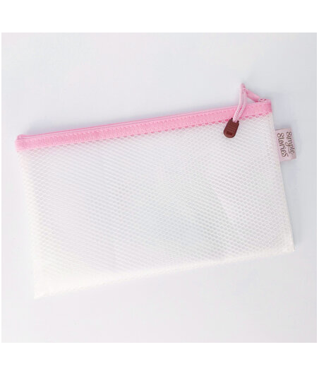 Simple Stories Craft Storage Pouch small Bag Rosa