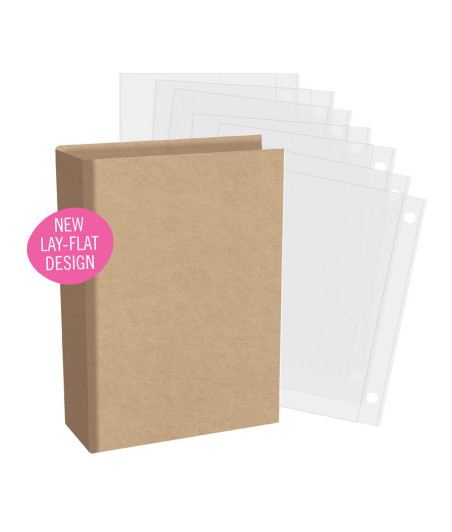 SN@P! Simple Kraft 4x6 Inch Chipboard Binder