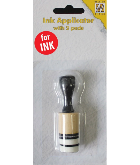 NELLIE'S CHOICE - Ink Applicator Round Small With 2 Pads, for Ink