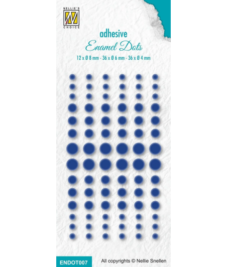 NELLIE'S CHOICE - Enamel Dots Blue