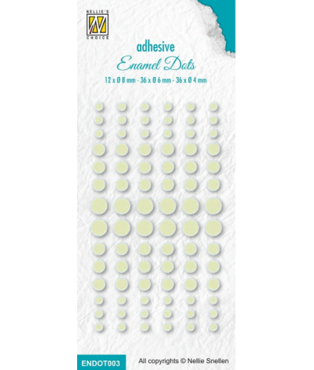 NELLIE'S CHOICE - Enamel Dots Opale