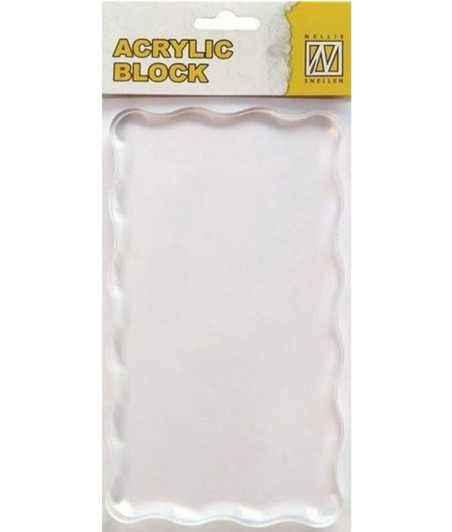 NELLIES SNELLEN - Blocco acrilico trasparente per Timbri16x9cm