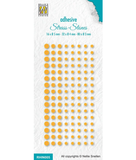 NELLIE'S CHOICE - Enamel Dots Giallo faccettati