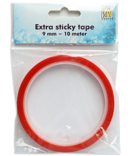 NELLIS' CHOICE - Nastro Adesivo a Doppia Faccia Trasparente 0,9mmx10m