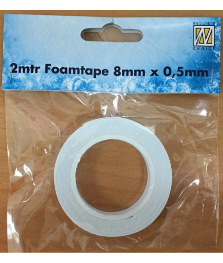 NELLIS' CHOICE - Foamtape 8mm x 5mm x 2mt