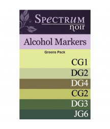 SPECTRUM NOIR - 6 Pen Set - Greens