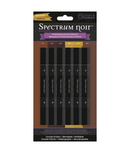 SPECTRUM NOIR - 6 Pen Set - Browns