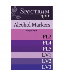 SPECTRUM NOIR - 6 Pen Set - Purples