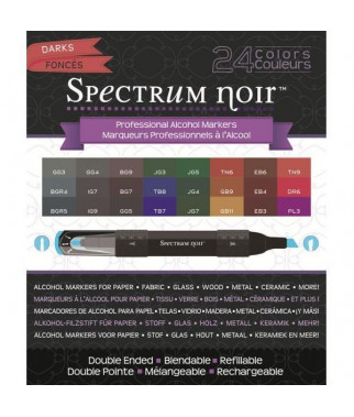SPECTRUM NOIR - 24 Pen Set - Darks